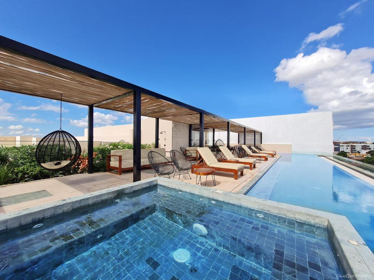 פלאייה דל כרמן Big Studio At Kaab By The Beach With Roof Top Pool, Sauna And Jacuzzi Near Paseo Del Carmen Mall מראה חיצוני תמונה