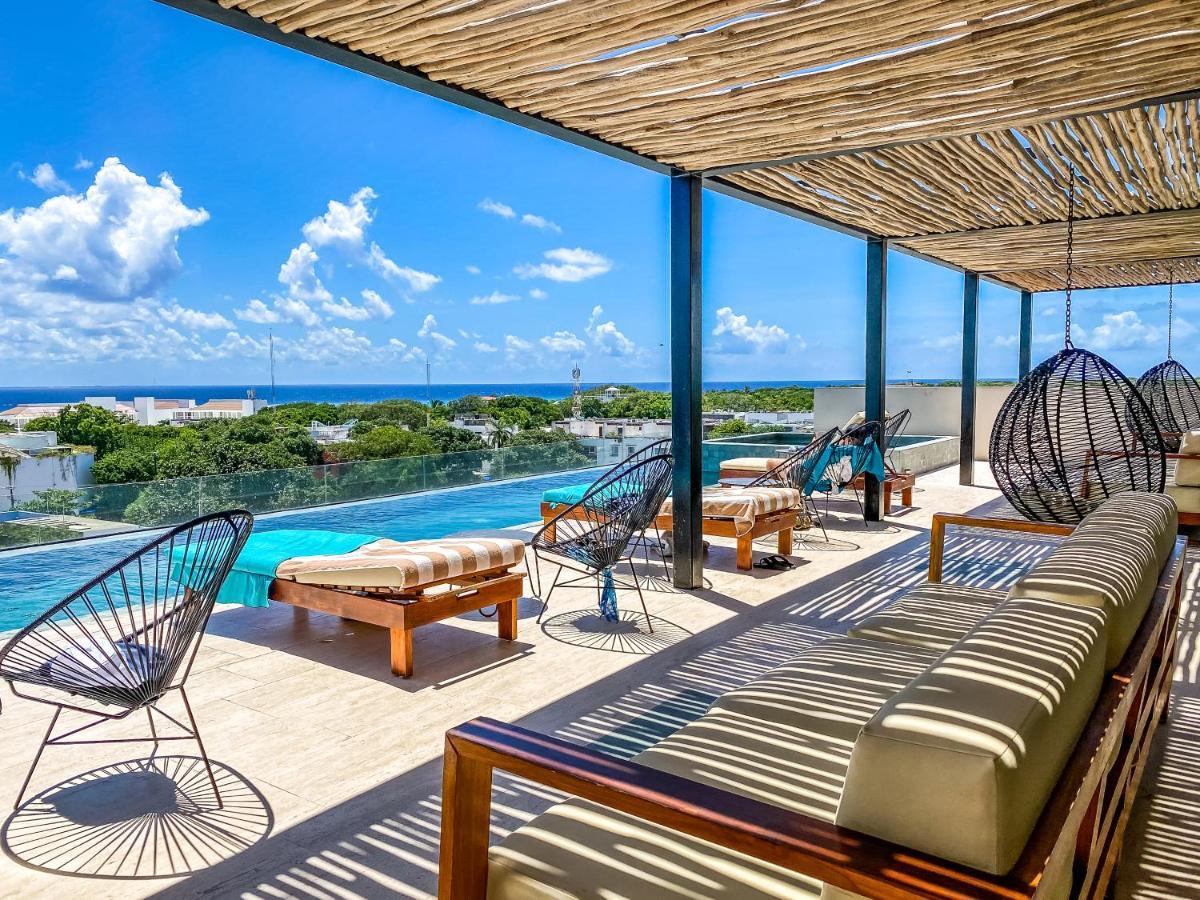 פלאייה דל כרמן Big Studio At Kaab By The Beach With Roof Top Pool, Sauna And Jacuzzi Near Paseo Del Carmen Mall מראה חיצוני תמונה