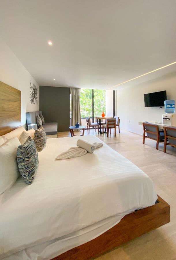 פלאייה דל כרמן Big Studio At Kaab By The Beach With Roof Top Pool, Sauna And Jacuzzi Near Paseo Del Carmen Mall מראה חיצוני תמונה