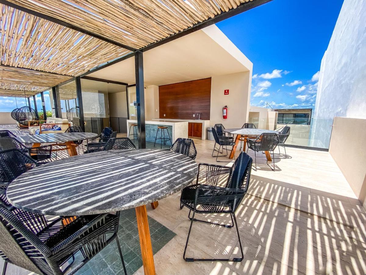 פלאייה דל כרמן Big Studio At Kaab By The Beach With Roof Top Pool, Sauna And Jacuzzi Near Paseo Del Carmen Mall מראה חיצוני תמונה